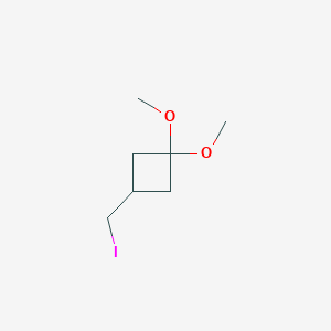 3-(Iodomethyl)-1,1-dimethoxycyclobutane图片
