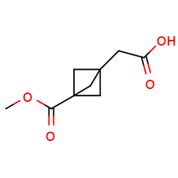 2-[3-(Methoxycarbonyl)bicyclo[1,1,1]pentan-1-yl]aceticacid图片