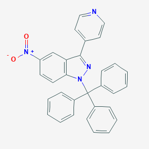 5-Nitro-3-(pyridin-4-yl)-1-trityl-1H-indazole图片