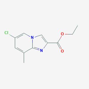 Ethyl 6-chloro-8-methylimidazo[1,2-a]pyridine-2-carboxylate图片