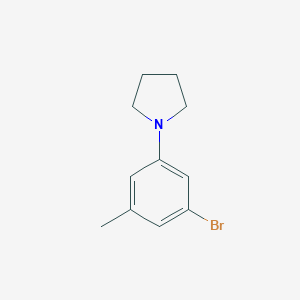 1-(3-Bromo-5-methylphenyl)pyrrolidine图片