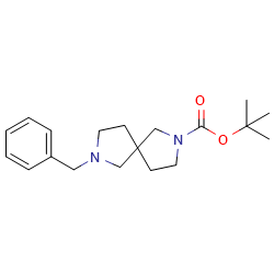 Tert-butyl7-benzyl-2,7-diazaspiro[4,4]nonane-2-carboxylate图片