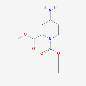 1-Tert-Butyl2-methyl4-aminopiperidine-1,2-dicarboxylate图片