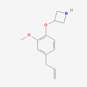 3-(4-Allyl-2-methoxyphenoxy)azetidine图片