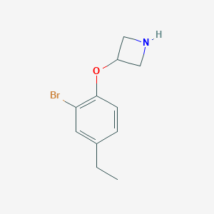 3-(2-Bromo-4-ethylphenoxy)azetidine图片