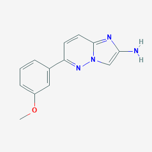 6-(3-METHOXYPHENYL)IMIDAZO[1,2-B]PYRIDAZIN-2-AMINE图片
