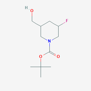 Tert-butyl3-fluoro-5-(hydroxymethyl)piperidine-1-carboxylate图片