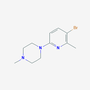 1-(5-Bromo-6-methylpyridin-2-yl)-4-methylpiperazine图片
