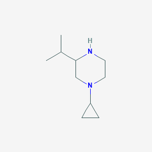 1-cyclopropyl-3-isopropylpiperazine图片