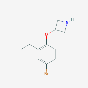 3-(4-Bromo-2-ethylphenoxy)azetidine图片