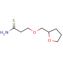 3-[(oxolan-2-yl)methoxy]propanethioamide图片