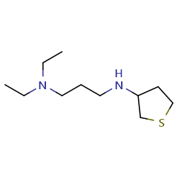 N-[3-(diethylamino)propyl]thiolan-3-amine图片