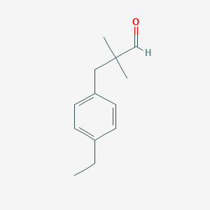 3-(4-Ethylphenyl)-2,2-dimethylpropanal图片