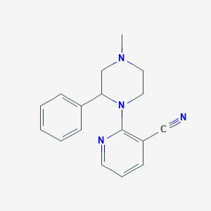 1-(3-Cyano-2-pyridyl)-4-methyl-2-phenylpiperazine图片