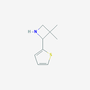 3,3-dimethyl-2-(thiophen-2-yl)azetidine图片