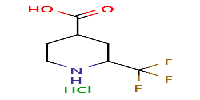 2-(Trifluoromethyl)piperidine-4-carboxylicacidhydrochloride图片