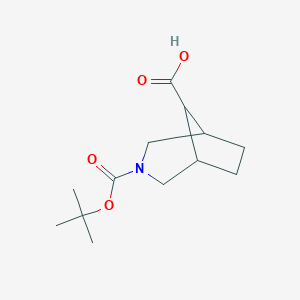 3-Boc-3-azabicyclo[3,2,1]octane-8-carboxylicacid图片
