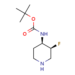 Tert-Butyl((3S,4R)-3-fluoropiperidin-4-yl)carbamate图片