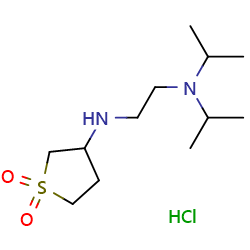 3-({2-[bis(propan-2-yl)amino]ethyl}amino)-1λ?-thiolane-1,1-dionehydrochloride图片