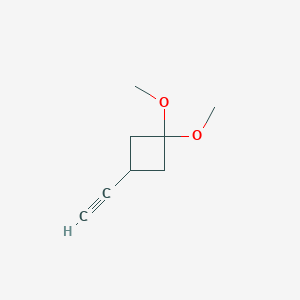 3-ethynyl-1,1-dimethoxycyclobutane图片