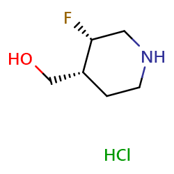 [cis-3-Fluoropiperidin-4-yl]methanolhydrochloride图片