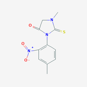 1-Methyl-3-(4-methyl-2-nitrophenyl)-2-thioxoimidazolidin-4-one图片