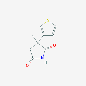 3-methyl-3-(thiophen-3-yl)pyrrolidine-2,5-dione图片