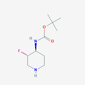 Tert-butylN-[(3S,4S)-3-fluoropiperidin-4-yl]carbamate图片