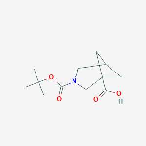 3-(Tert-butoxycarbonyl)-3-azabicyclo[3,1,1]heptane-1-carboxylicacid图片