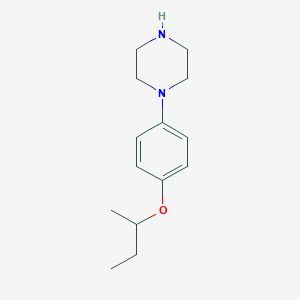 1-[4-(butan-2-yloxy)phenyl]piperazine图片