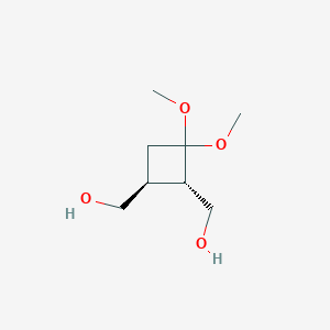 (1S,2S)-3,3-Dimethoxy-1,2-cyclobutanedimethanol图片