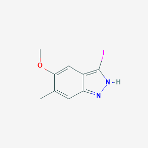 3-Iodo-5-methoxy-6-methyl(1H)indazole图片