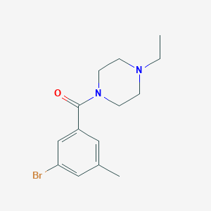 1-(3-Bromo-5-methylbenzoyl)-4-ethylpiperazine图片