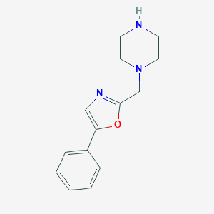 1-[(5-Phenyl-1,3-oxazol-2-yl)methyl]piperazine图片