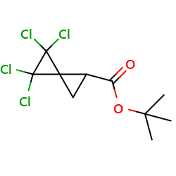 Tert-butyl4,4,5,5-tetrachlorospiro[2,2]pentane-1-carboxylate图片