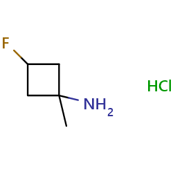 3-Fluoro-1-methylcyclobutan-1-aminehydrochloride图片