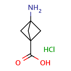 3-Aminobicyclo[1,1,1]pentane-1-carboxylicacidhydrochloride图片