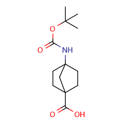 4-((Tert-Butoxycarbonyl)amino)bicyclo[2,2,1]heptane-1-carboxylicacid图片