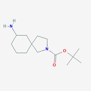 Tert-butyl7-amino-2-azaspiro[4,5]decane-2-carboxylate图片