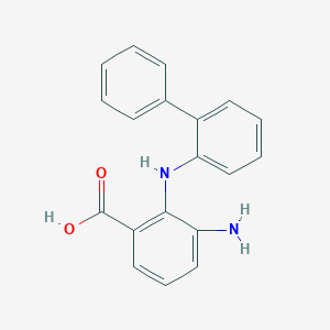 3-Amino-2-(biphenyl-2-ylamino)benzoic acid图片