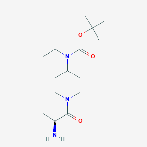 [1-((S)-2-Amino-propionyl)-piperidin-4-yl]-isopropyl-carbamic acid tert-butyl ester图片