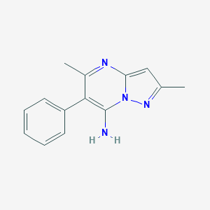 2,5-dimethyl-6-phenylpyrazolo[1,5-a]pyrimidin-7-amine图片