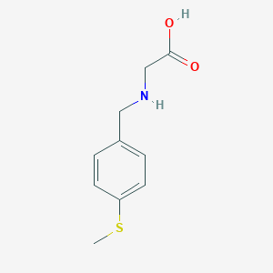 (4-Methylsulfanyl-benzylamino)-acetic acid图片