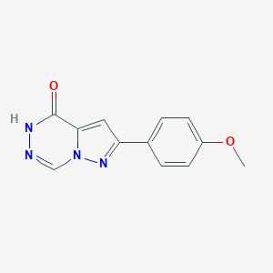 2-(4-methoxyphenyl)pyrazolo[1,5-d][1,2,4]triazin-4(5H)-one图片