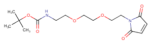Mal-PEG2-NH-Boc图片