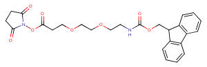 Fmoc-PEG2-C2-NHS ester图片