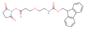 Fmoc-PEG1-CH2CH2-NHS ester图片