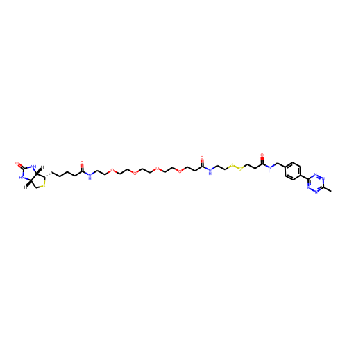Methyltetrazine-SS-PEG4-Biotin图片