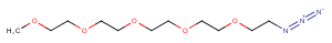 m-PEG5-azide图片
