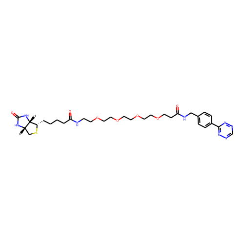 Tetrazine-PEG4-biotin图片